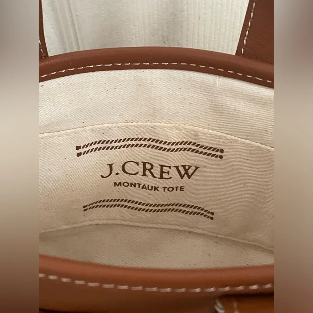 J.Crew Mini Montauk tote in leather - Picture 4 of 13